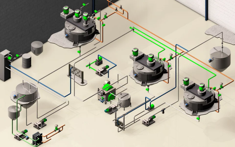 Desarrollo completo de planta DIP SAUCES para Kerry Ingredients automatización y control industrial